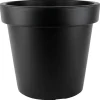 Plastkrukke sort Ø45 x H41 cm