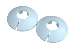Plastroset 3/8" hvid - 2 stk.