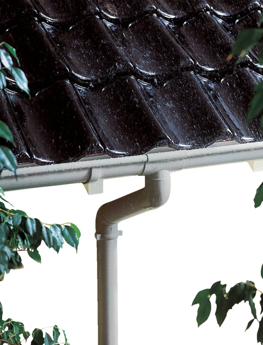 Plasttagrende grå - 2 m