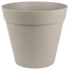 Potte Aio gråbrun Ø25 og H22 cm