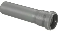 PP afløbsrør grå 75 mm x 1500 mm