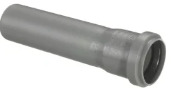 PP afløbsrør grå 75 mm x 500 mm