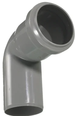 PP bøjning grå 75 mm x 87 gr.