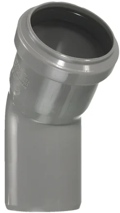 PP bøjning grå 50 mm x 45 gr.