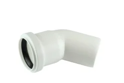 PP bøjning hvid 50 mm x 45 gr.