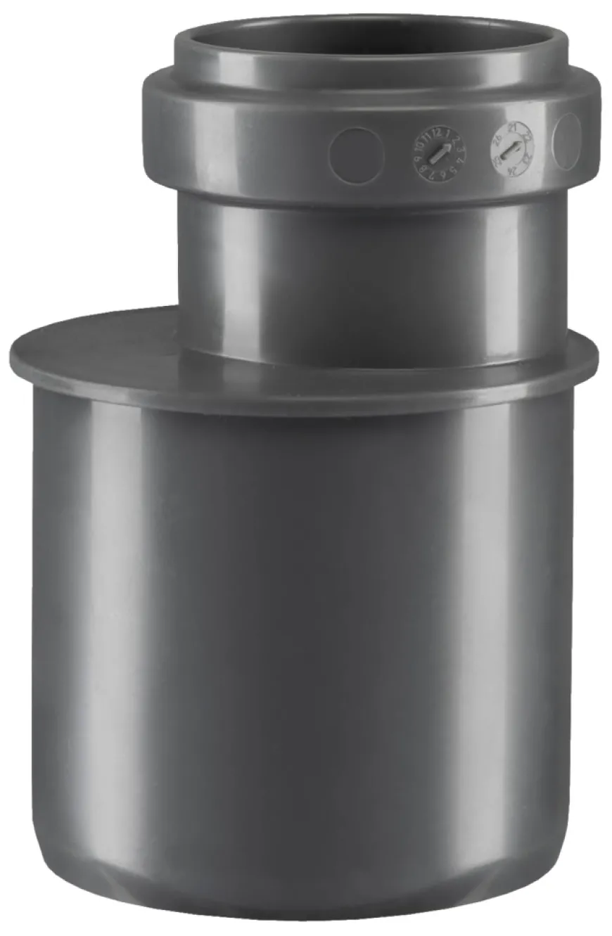PP reduktion høj grå 50 mm x 32 mm