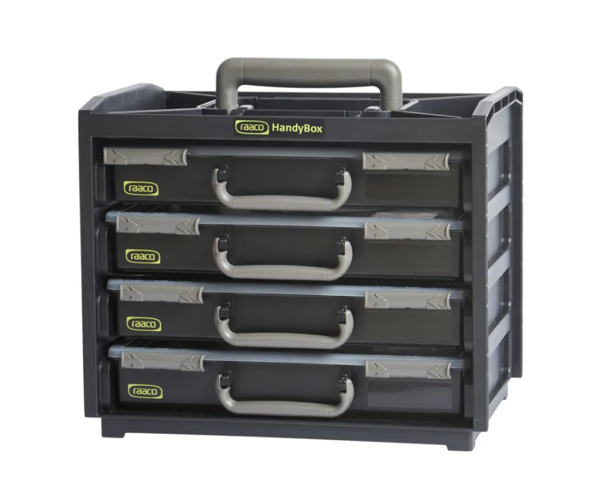 raaco Handybox m/4 sortimentsæsker