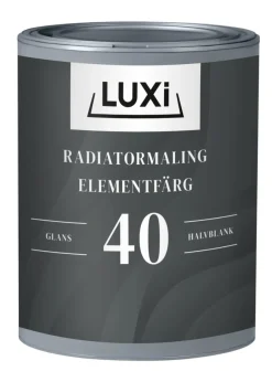 Radiatormaling hvid 0,75 liter - LUXI®