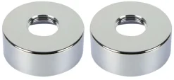 Roset til brusearmatur 3/4" x H25 mm krom - 2 stk.