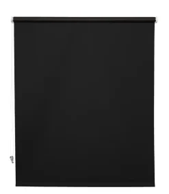 Rullegardin sort 80 x 175 cm mørklægning
