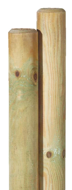 Rund pæl imprægneret Ø70 mm x 160 cm