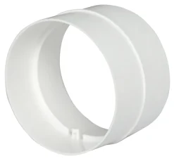 Samlestykke til flexslange Ø125-127 mm - hvid