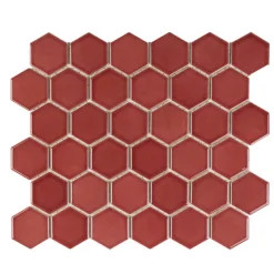 SCG Mosaik fliser brunrød 10 net (0,9 m²)