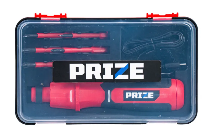 Skruemaskinesæt VDE akku 4 V - PRIZE®
