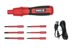 Skruemaskinesæt VDE akku 4 V - PRIZE®