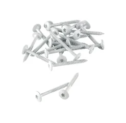 Skruer træbeton hvid 4,5 x 45 mm 100 stk. - Køb i webshop