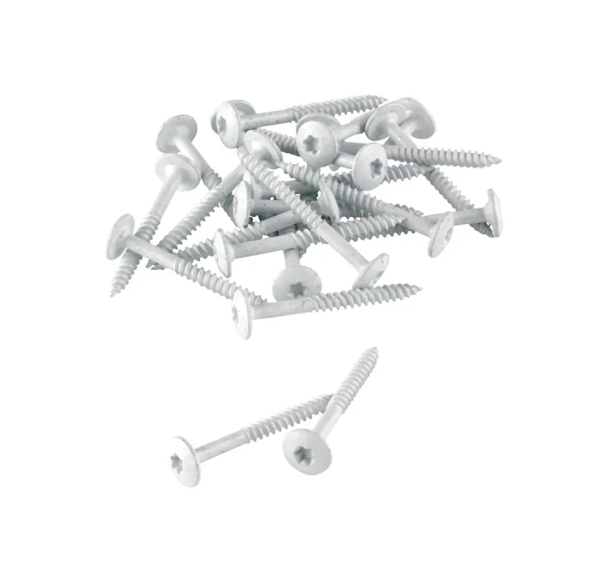 Skruer træbeton hvid 4,5 x 45 mm 100 stk. - Køb i webshop