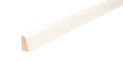 Skureliste hvid 15 x 27 x 1200 mm