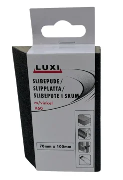 Slibepude m/vinkel korn 60, 70x100 mm - LUXI®