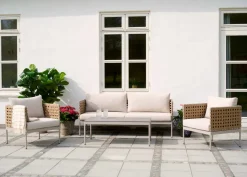 Sofasæt m/hynder 4 dele natur - Envy