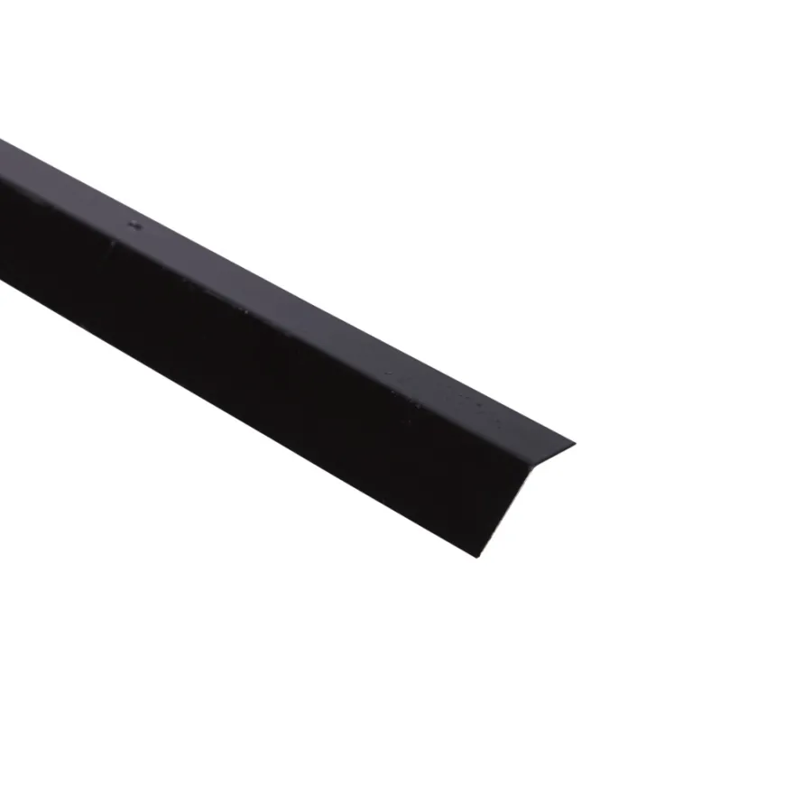 Sort profil med sneglekant 80 cm