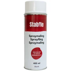 Spraymaling hvid blank - Stabile®