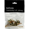 Stakitbeslag gulcrom 4 stk.