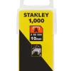 Stanley hæfteklammer type A 10 mm 1000 stk.