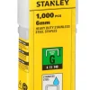 Stanley hæfteklammer type G 6 mm 1000 stk.