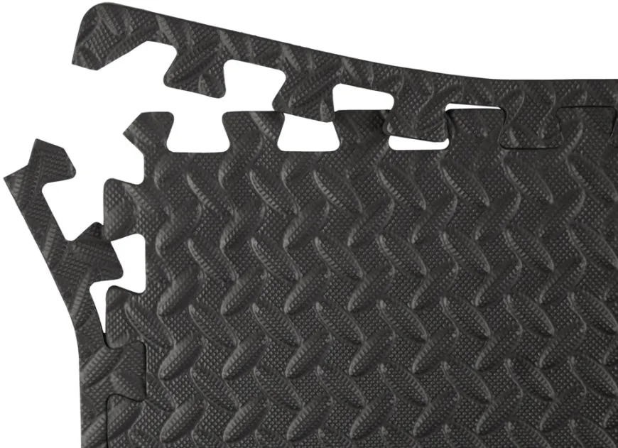 Stødabsorberende gulvunderlag 61 x 61 cm 6-pk. - Probuilder
