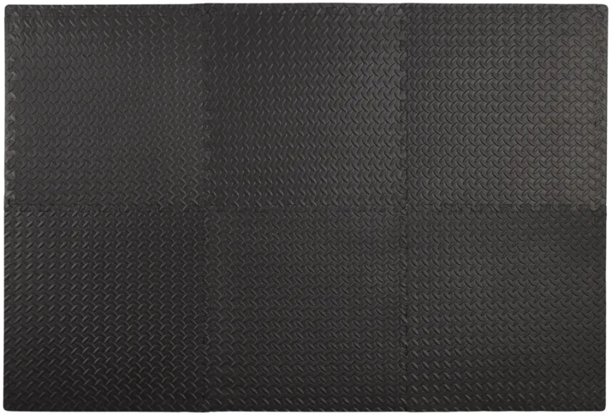 Stødabsorberende gulvunderlag 61 x 61 cm 6-pk. - Probuilder