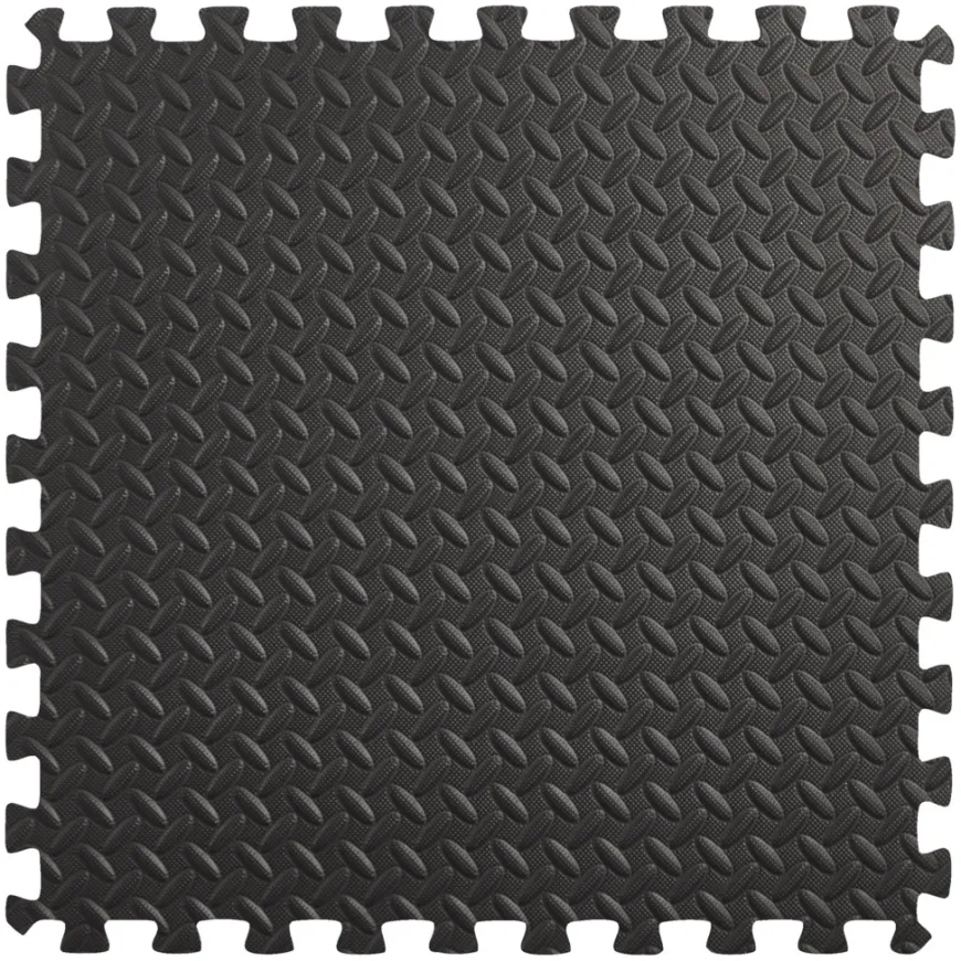 Stødabsorberende gulvunderlag 61 x 61 cm 6-pk. - Probuilder