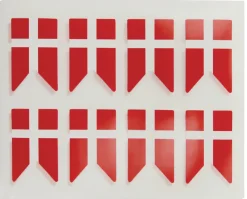 Stickers flag dannebrog 3 ark