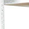 Stålreol galv. m/5 hylder - 120 x 180 x 60 cm