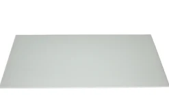 Stænkplade hvid glas firkantet 80 x 40 cm