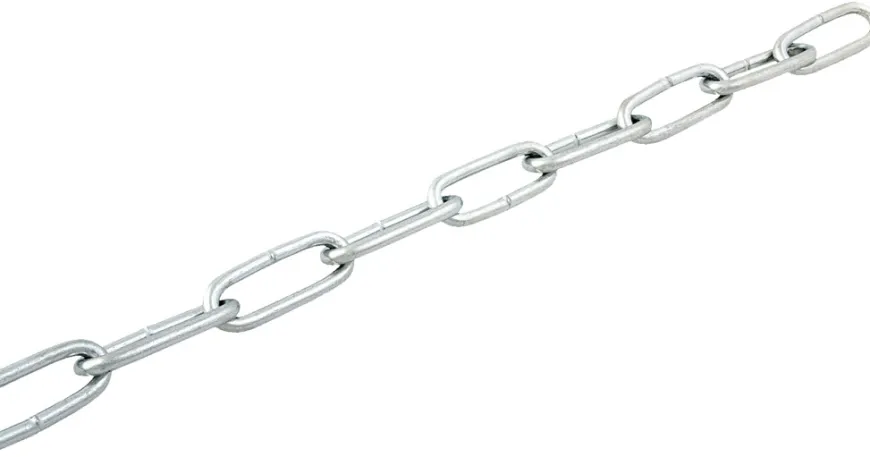 Svejst langleddet kæde 3 mm x 2 meter
