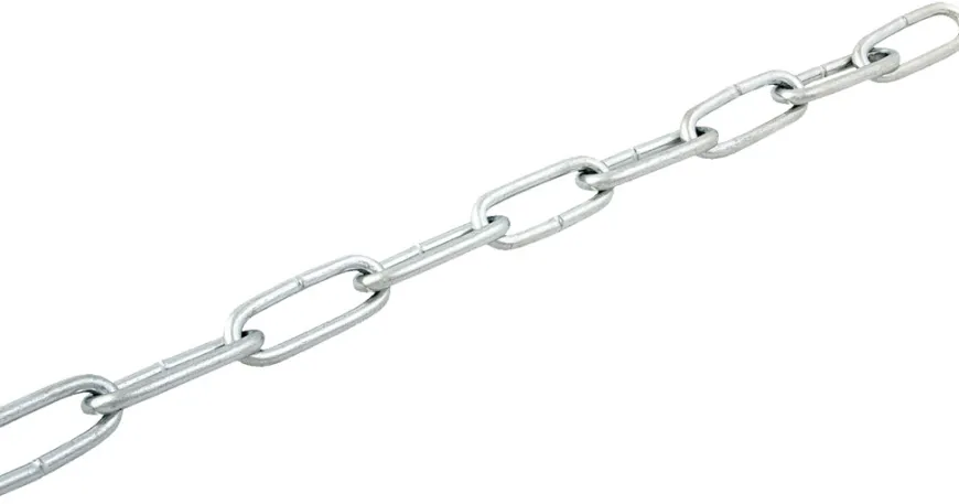 Svejst langleddet kæde 4 mm x 2 meter