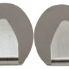 TARGET® håndklædekroge oval 2 stk. metal