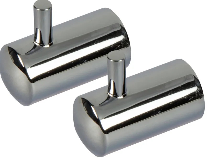 TARGET® håndklædekrog m/tap krom 2 stk.