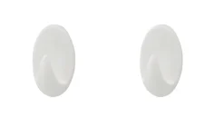 TARGET® håndklædekrog oval plast large 2 stk.