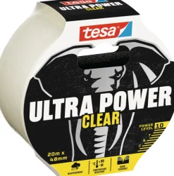 tesa® Ultra Power klar reparationstape 48 mm x 20 meter