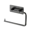 Toiletpapirholder selvklæbende sort - REN