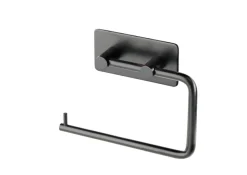 Toiletpapirholder selvklæbende sort - REN