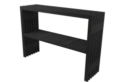 Tralle plantebord sort 115 x 32 x 80 cm