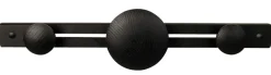 Træknop Ø45 mm sort