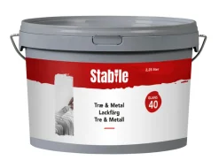 Træ & Metal 40 modehvid maling 2,25 liter - Stabile®