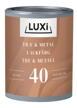 Træ & Metal 40 renhvid (RAL 9010) 0,75 liter - LUXI®