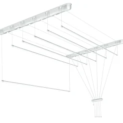 Tørrestativ m/snoretræk lofthængt 90 x 51 cm