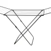 Tørrestativ sort 180 x 55 x 95 cm
