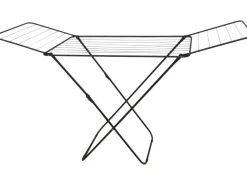 Tørrestativ sort 180 x 55 x 95 cm